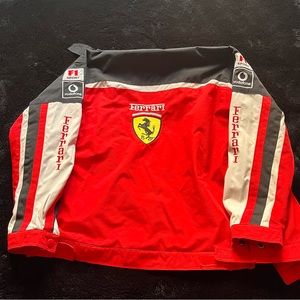 Ferrari Racer Jacket; black and red